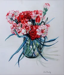 Pink and Red Cottage Pinks